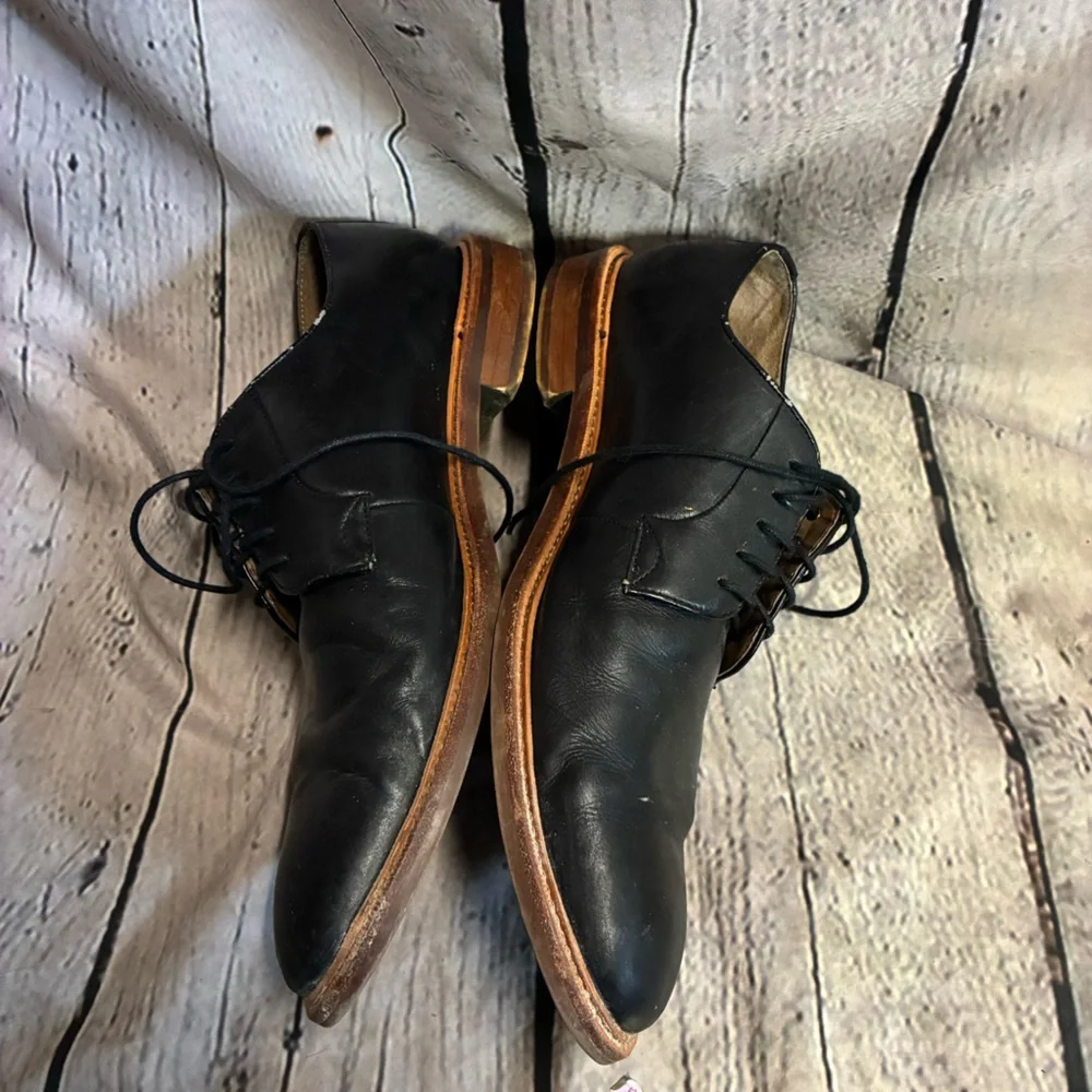 Gordon Rush Hester Black Leather Oxfords‎ Men’s Size 12 Lace Up Dress Shoes GUC